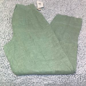 HARVE’ BENARD 12 High Waisted Linen Casual Trouser Pants